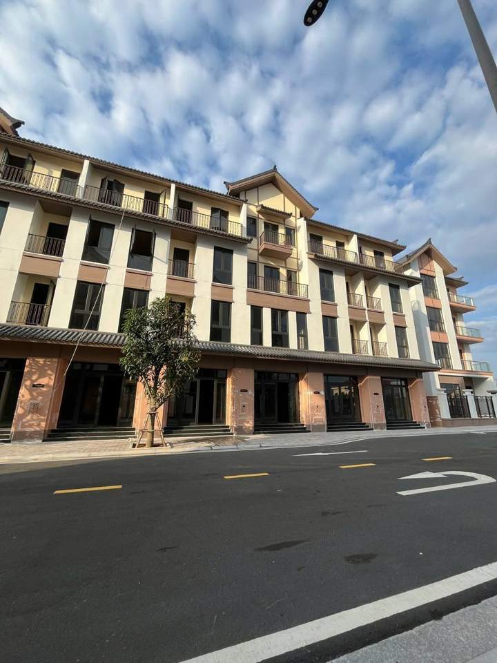 Dãy shophouse mặt đường nội khu