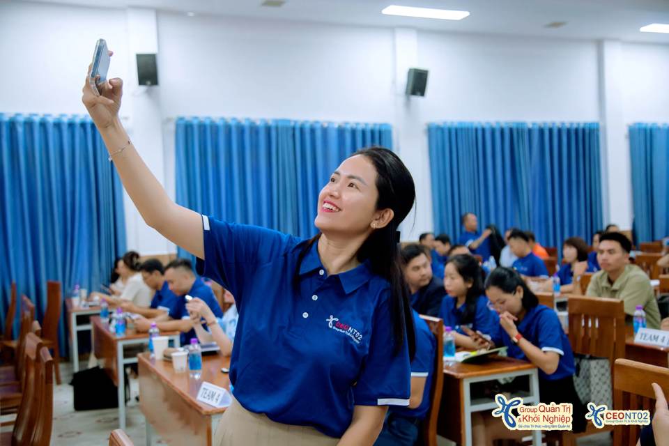 Trong lớp học tại Đại học Nha Trang