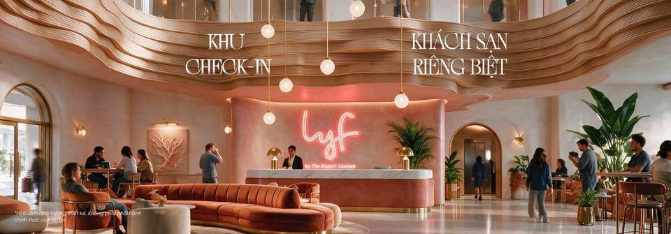 Khu check-in lyf riêng biệt