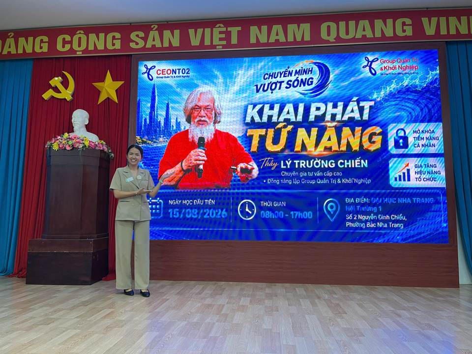 Buổi học Khai phát tứ năng cùng thầy Lý Trường Chiến